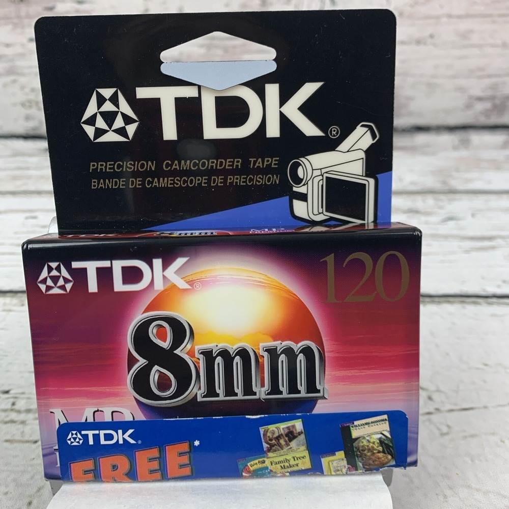 TDK 8mm MP 120 Camcorder‎ Tape New Sealed